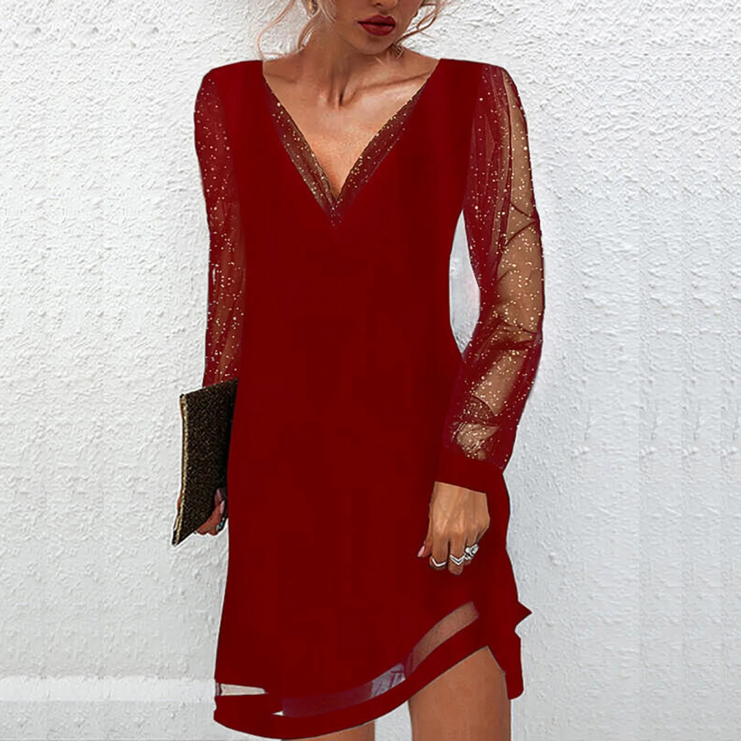 LILA™ - Lace Sleeve Dress