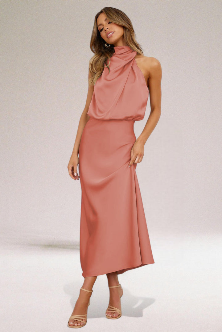 ELARA™ - Elegant Satin Evening Dress