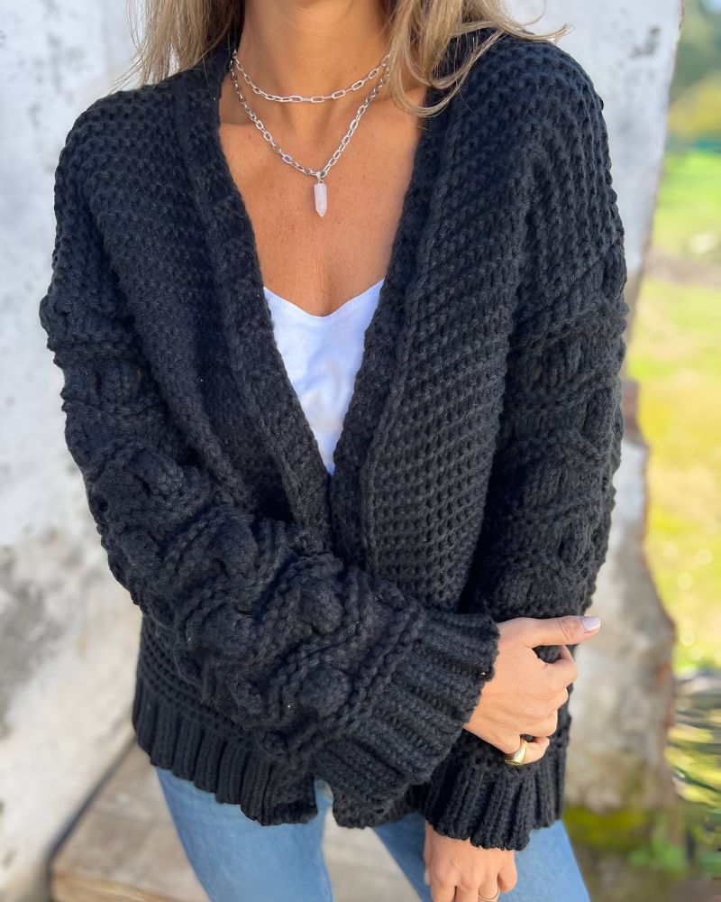 COLLEEN™ - Classic Knit Cardigan