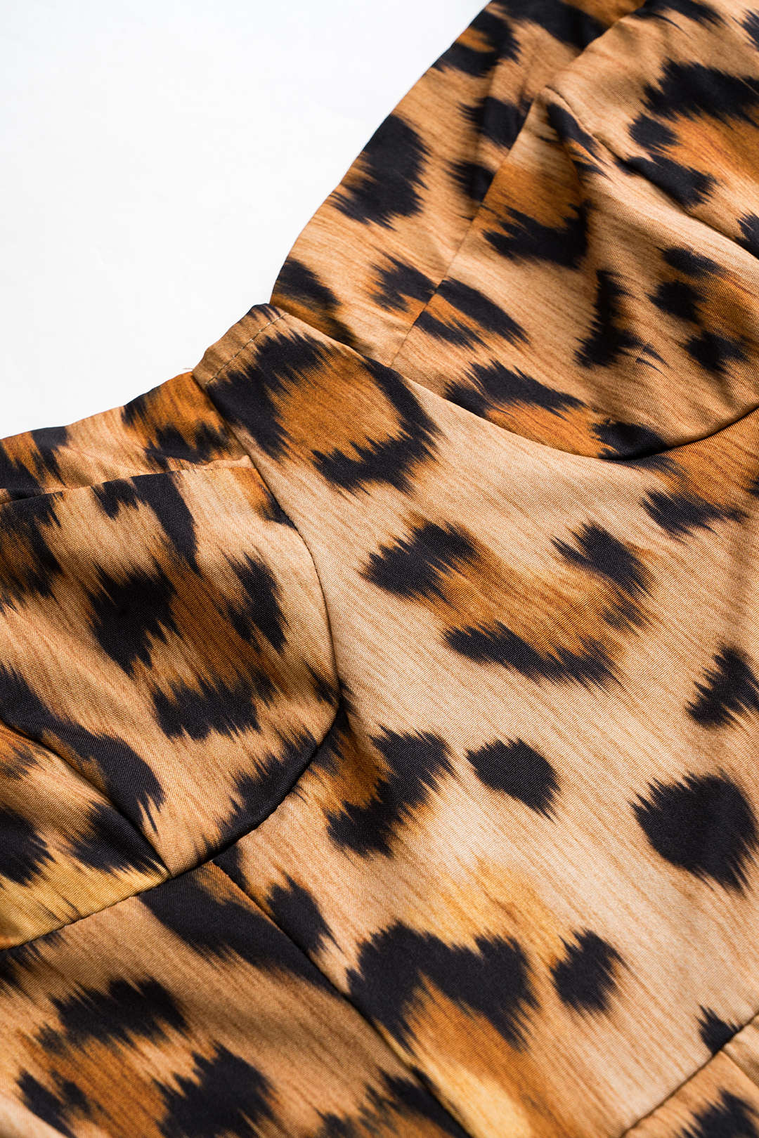 BIANCA™ - Bold Leopard Print Midi Dress