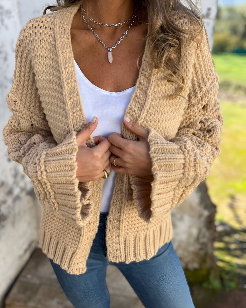 COLLEEN™ - Classic Knit Cardigan