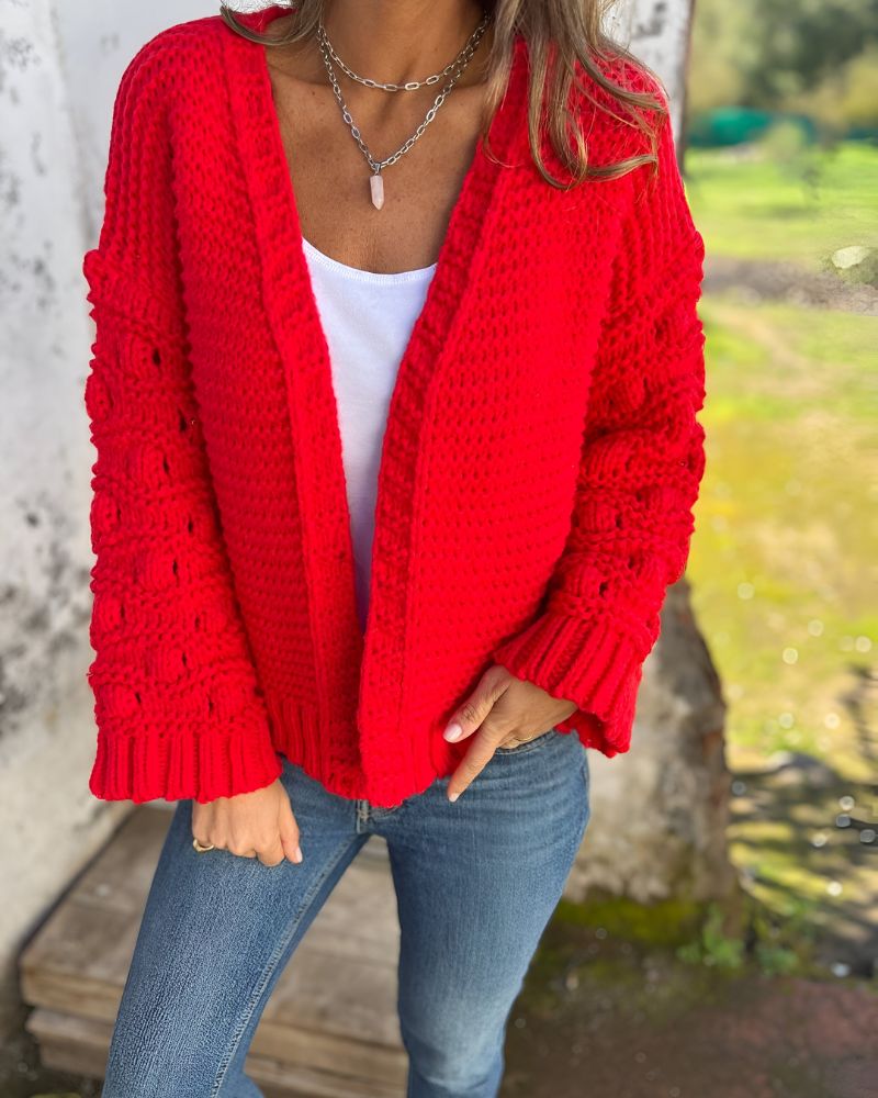 COLLEEN™ - Classic Knit Cardigan