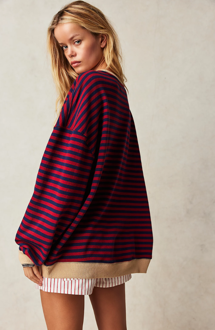 Ashley | Playful Striped Sweater