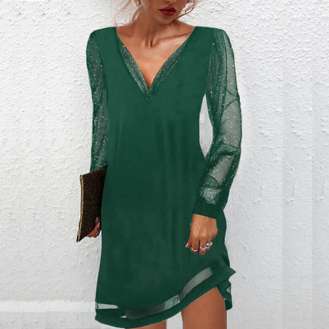 LILA™ - Lace Sleeve Dress