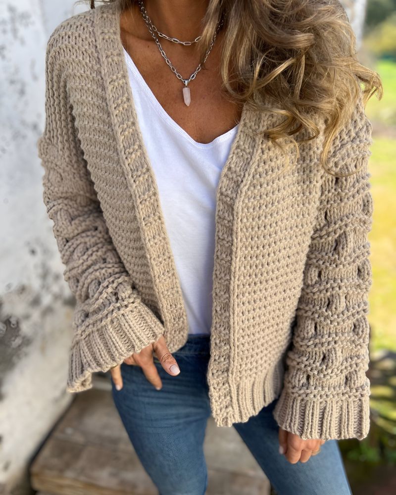 COLLEEN™ - Classic Knit Cardigan