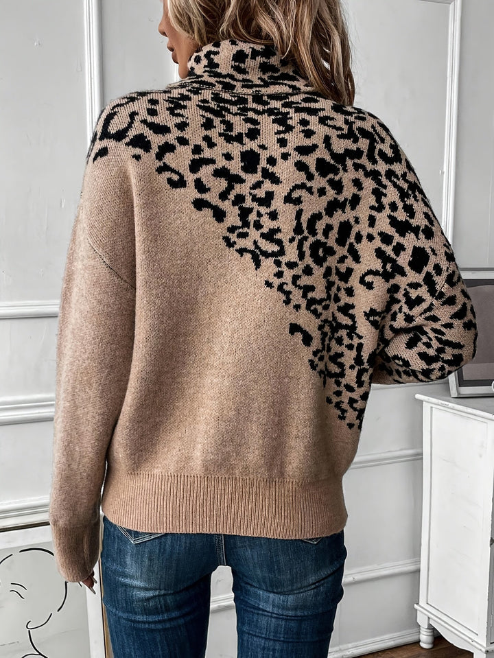 ZAYNA™ - Leopard Sweater