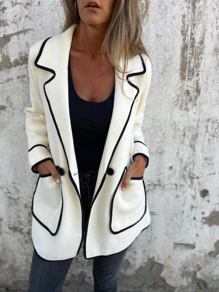 BRIGITTE™ - Refined Contrast-Edge Jacket