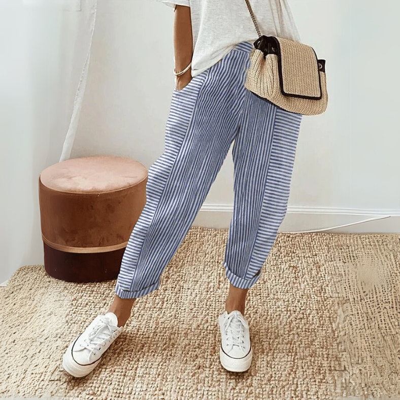 FLORIANE™ - Relaxed Boho Stripe Pants