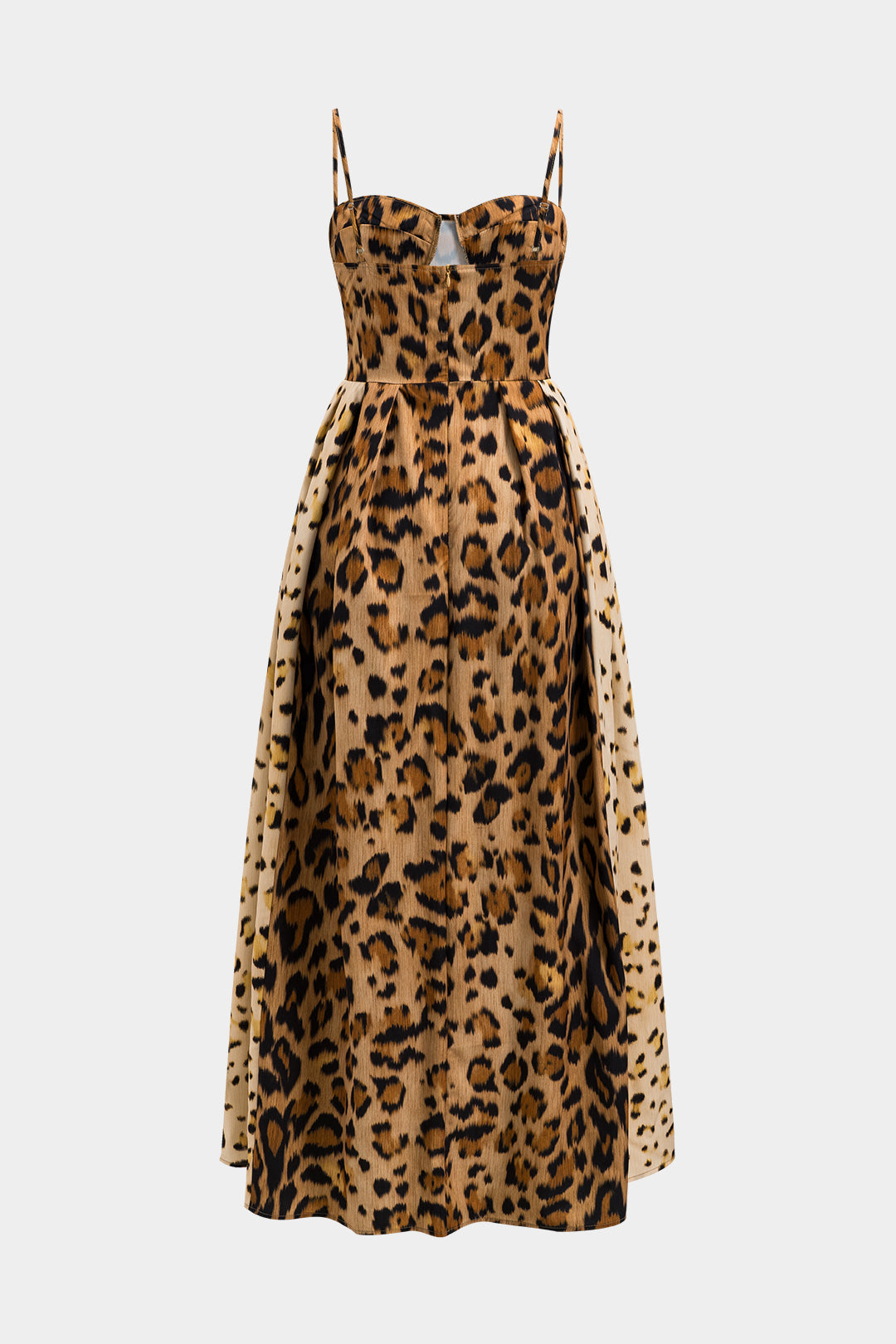 BIANCA™ - Bold Leopard Print Midi Dress