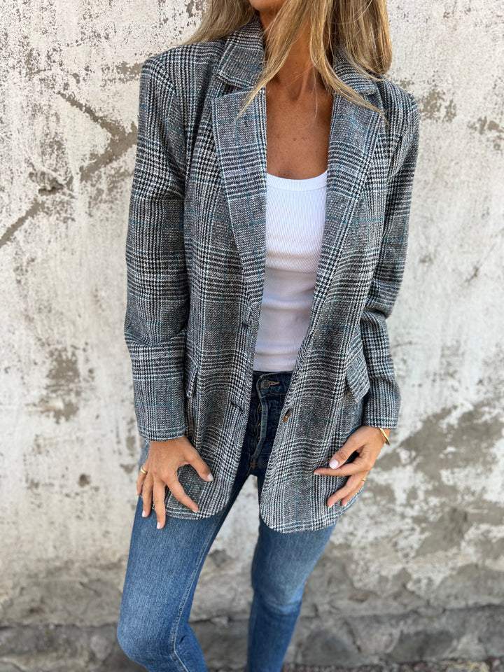 LUCINDA™ - Classic Plaid Blazer