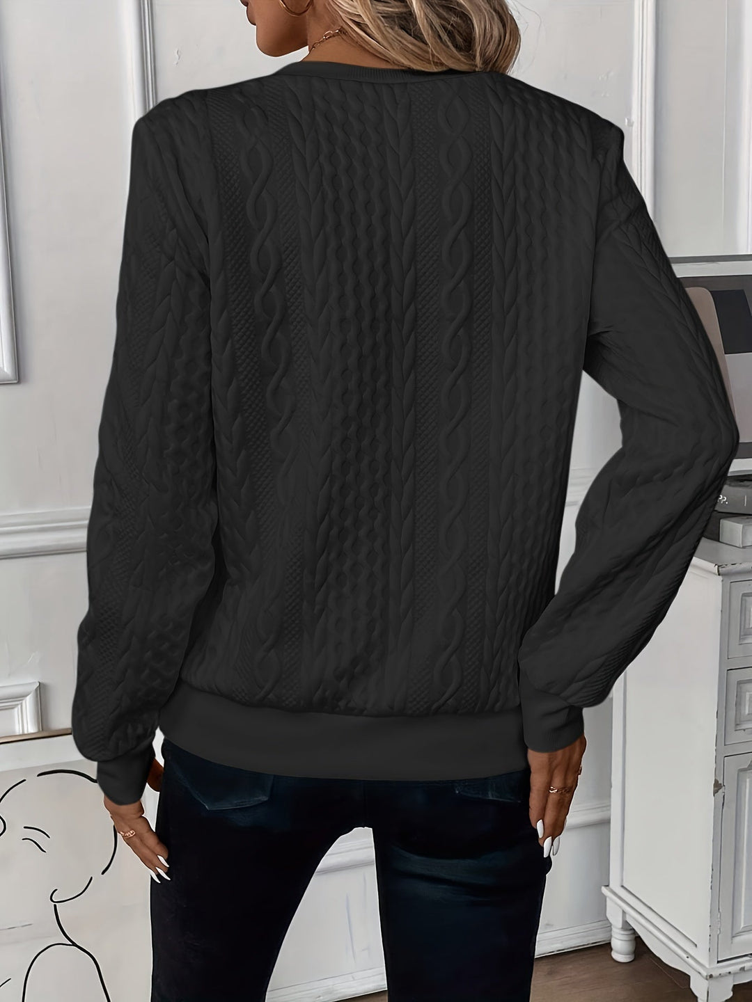 EMMA™ |  Elegant Quarter-Zip Sweater