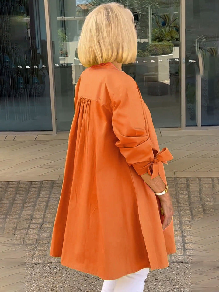 CÉLINA™ - Classy Long Shirt Jacket