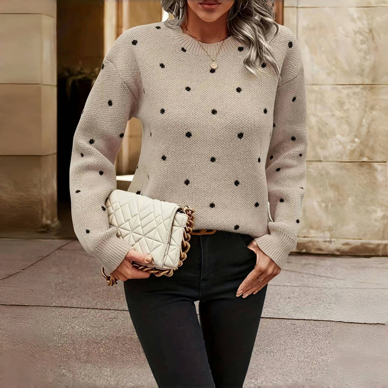 MAEVE™-  Polka Dot Sweater