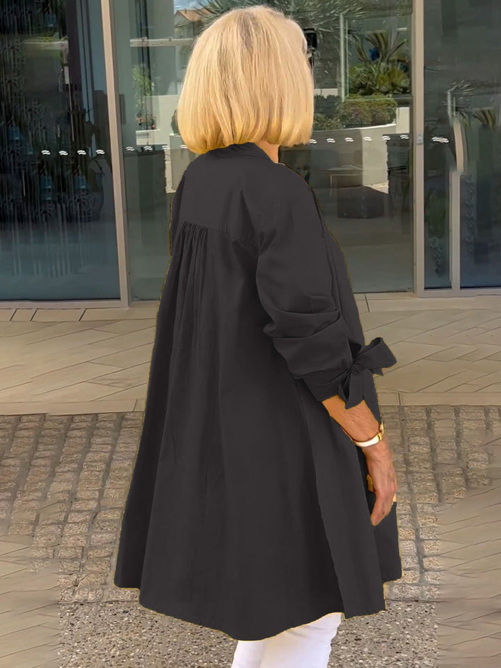 CÉLINA™ - Classy Long Shirt Jacket