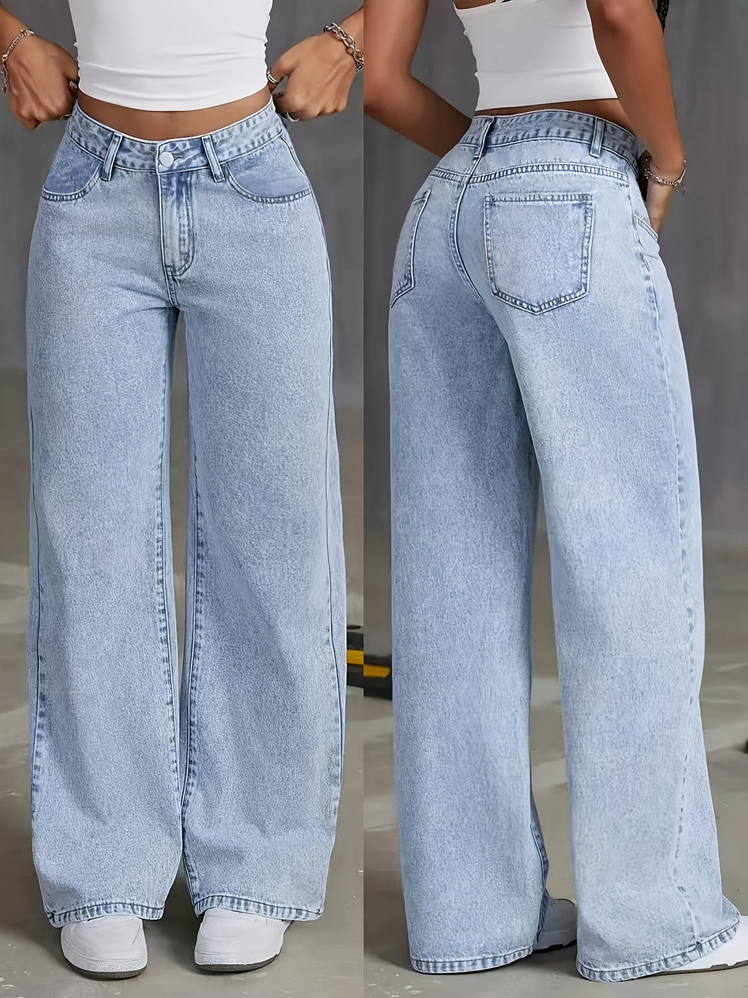 PHILIPPA™ - Trendy High-Waisted Denim