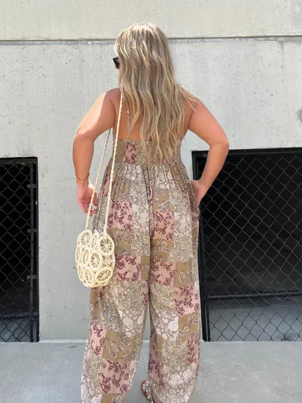 DANICA™ - Boho Balloon Pant Jumpsuit