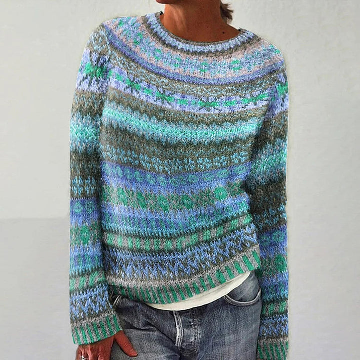 HARPER™ - Vibrant Fair isle Sweater