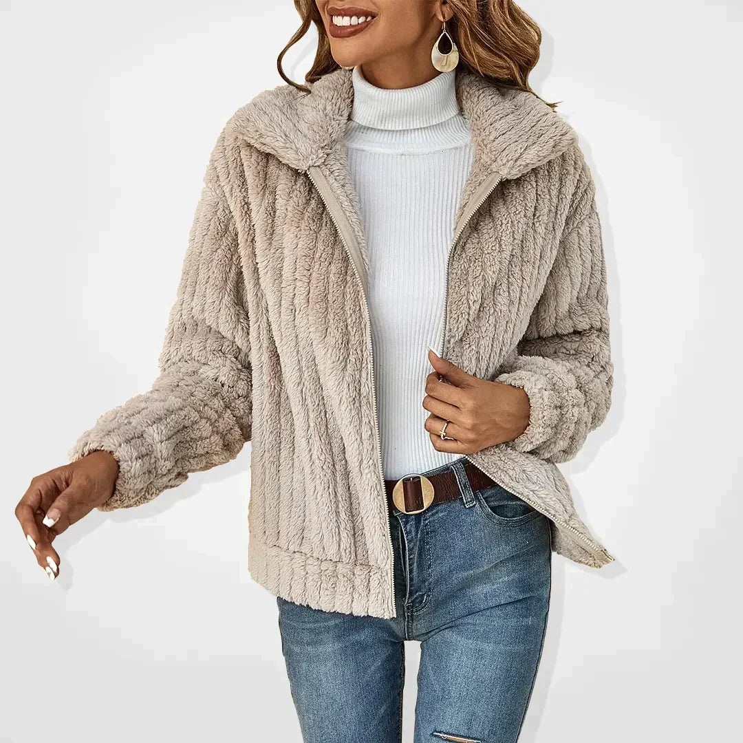 GENEVIEVE™ - Stylish Sherpa Jacket