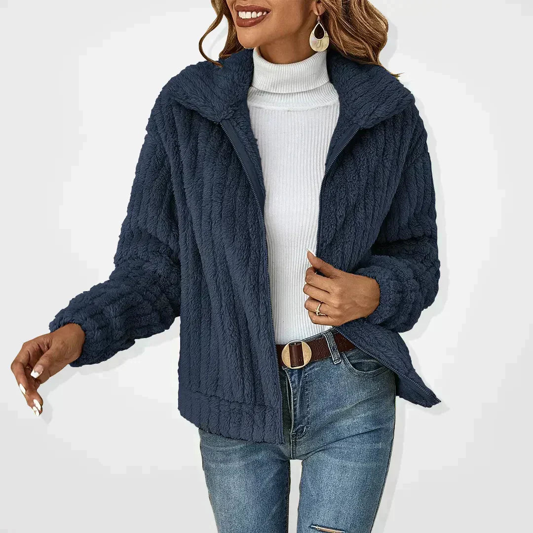 GENEVIEVE™ - Stylish Sherpa Jacket