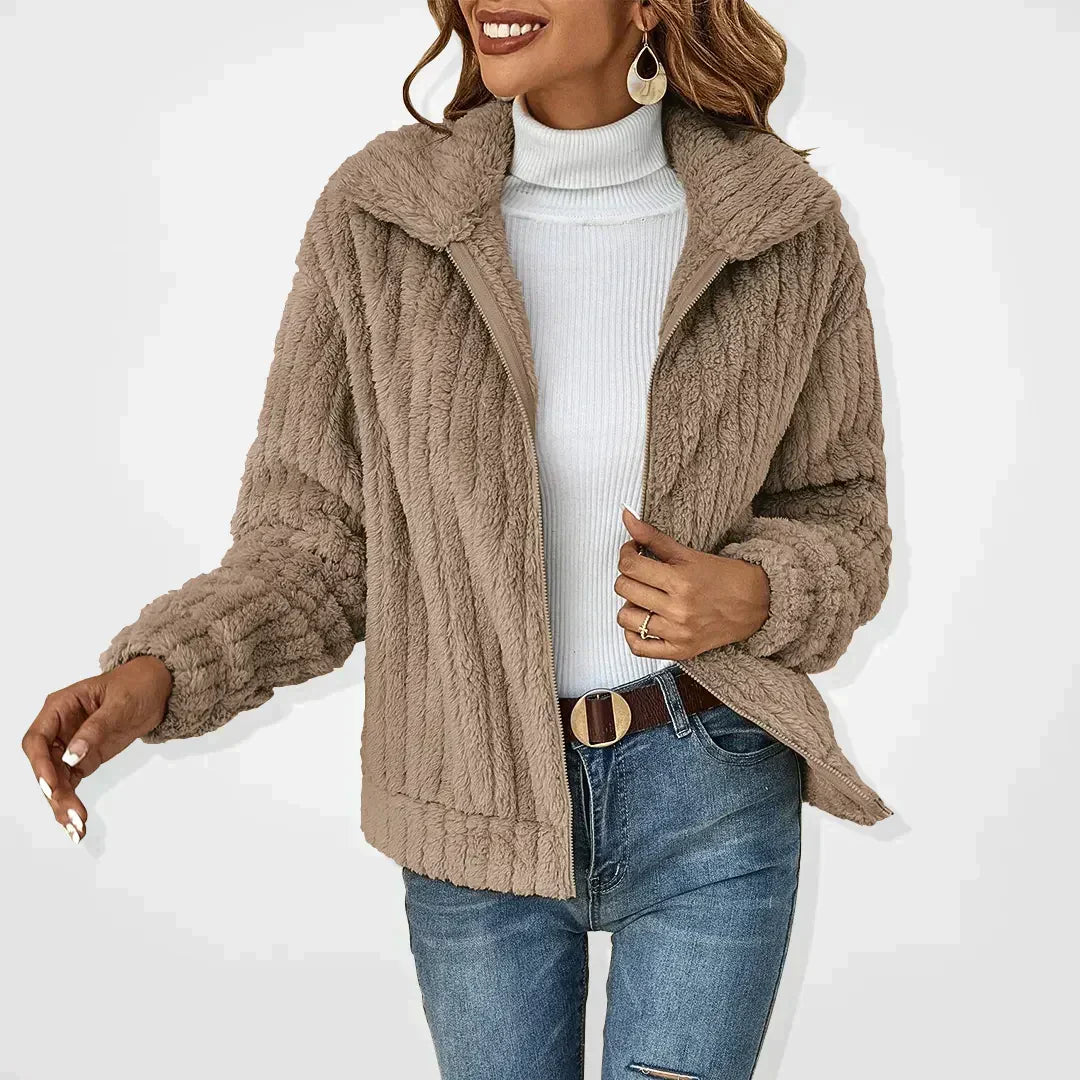 GENEVIEVE™ - Stylish Sherpa Jacket