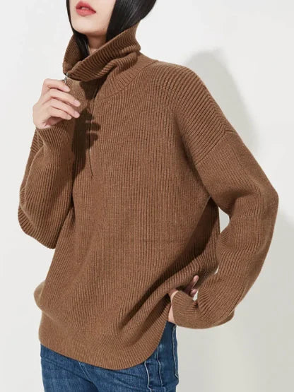 ELODIE™ - Comfy Half-Zip Sweater