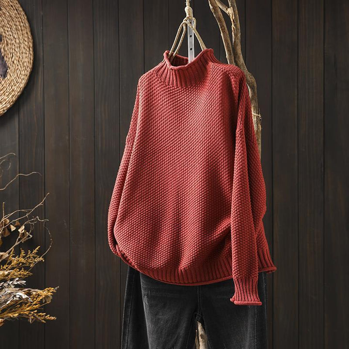 GRACE™ | Relaxed Fit Waffle Sweater