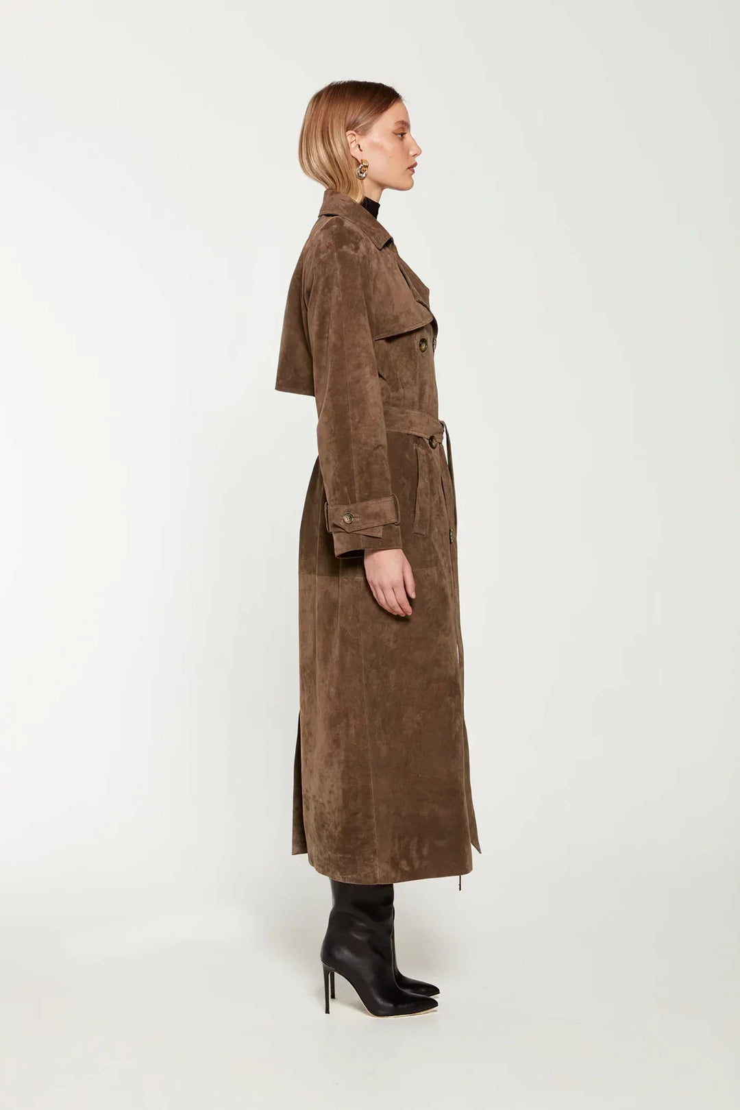 CHANTAL™ - Classic Belted Trench Coat