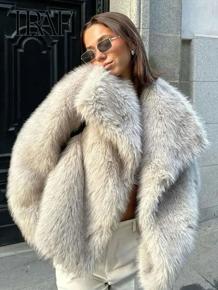 RENATA™ - Elegant Faux Fur Jacket