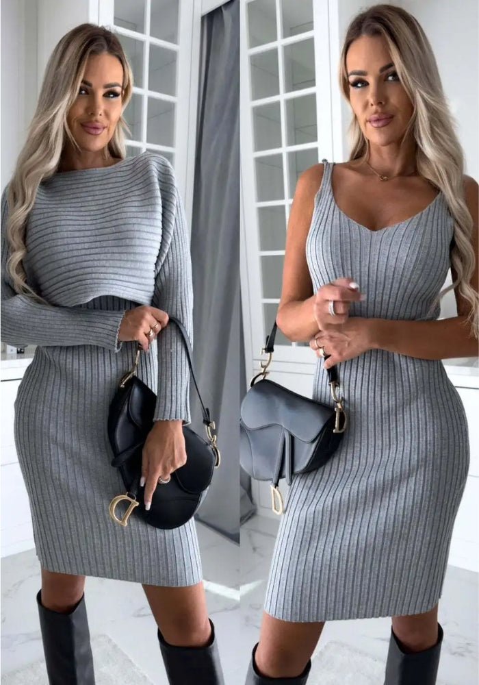 LARISSA™ - Ribbed Knit Two-Piece Set