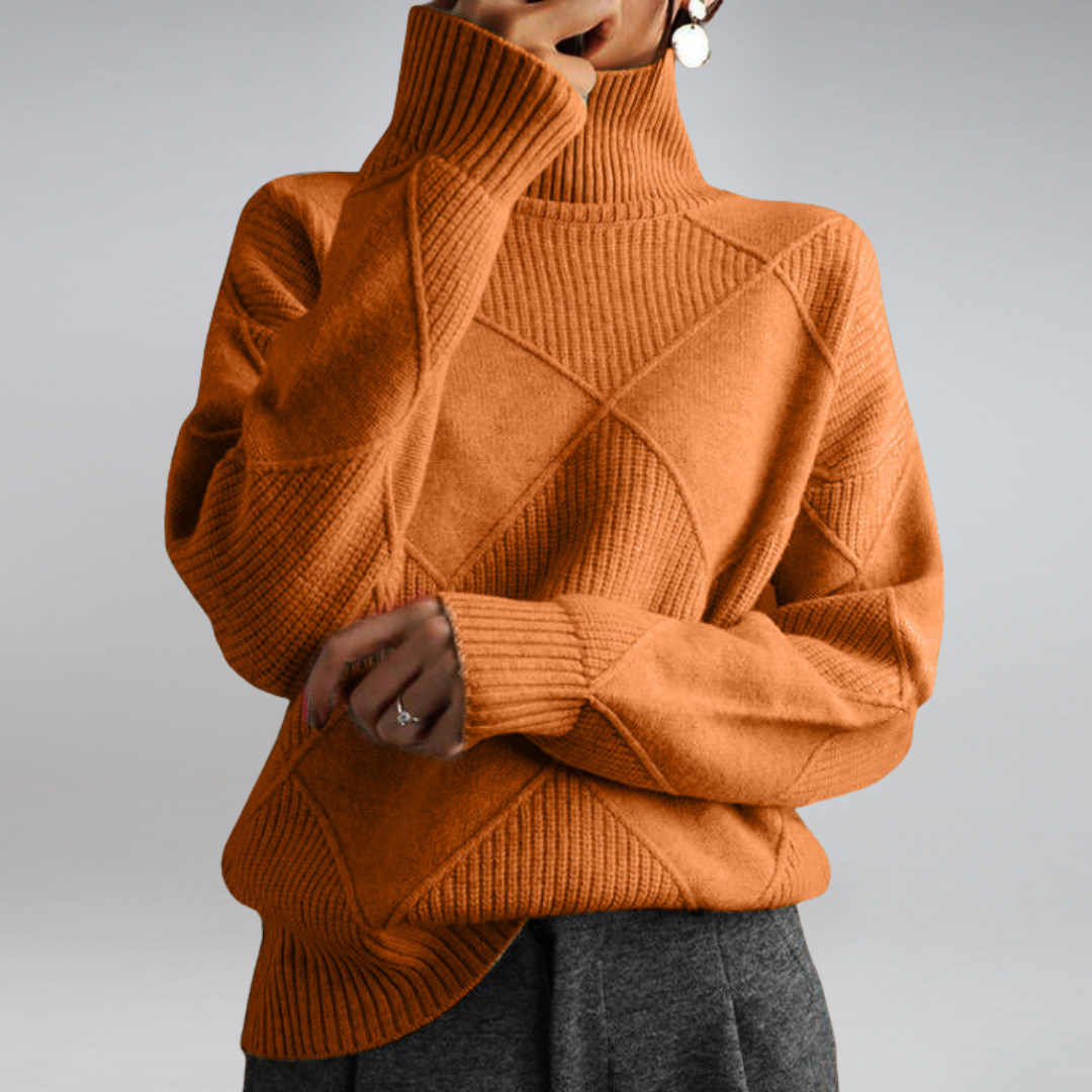 LINLEY™ | Luxe Ribbed Turtleneck Pullover