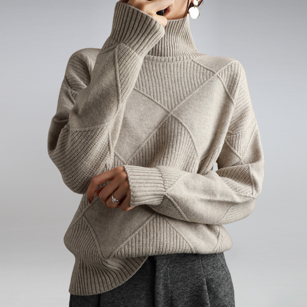 LINLEY™ | Luxe Ribbed Turtleneck Pullover