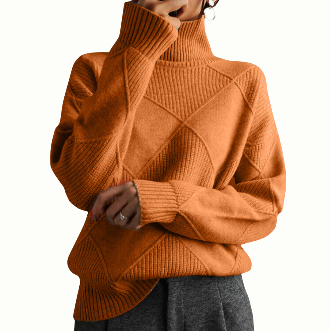 LINLEY™ | Luxe Ribbed Turtleneck Pullover