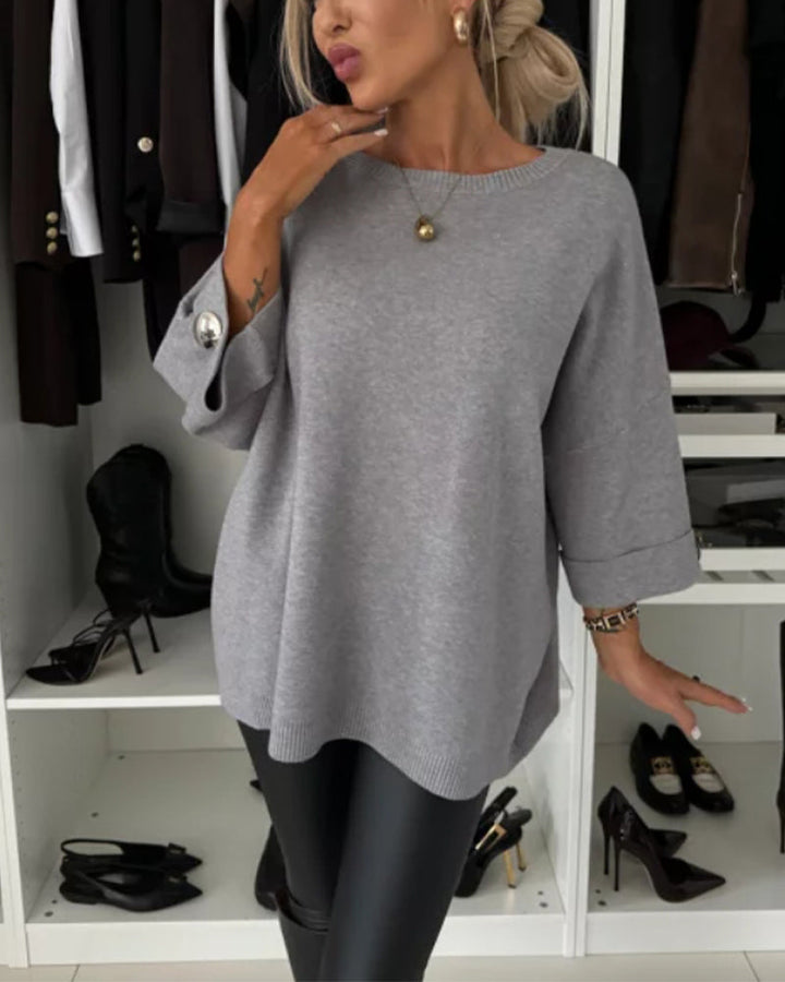 LOTTIE™ - Cosy Buttoned Pullover