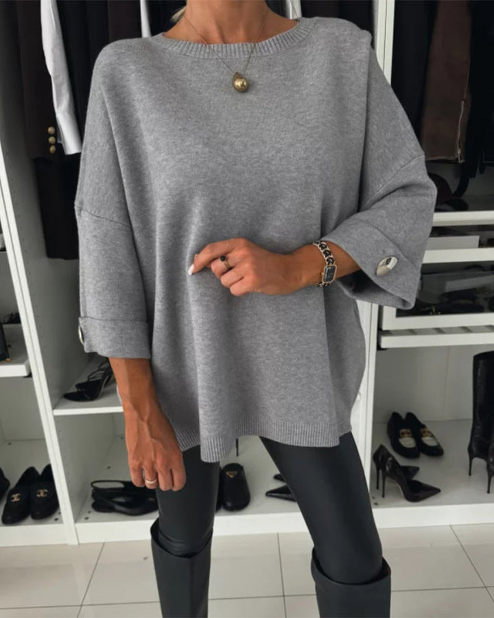 LOTTIE™ - Cosy Buttoned Pullover