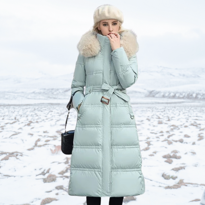 LUCIA™ | Designer Winter Parka with Fur Hood