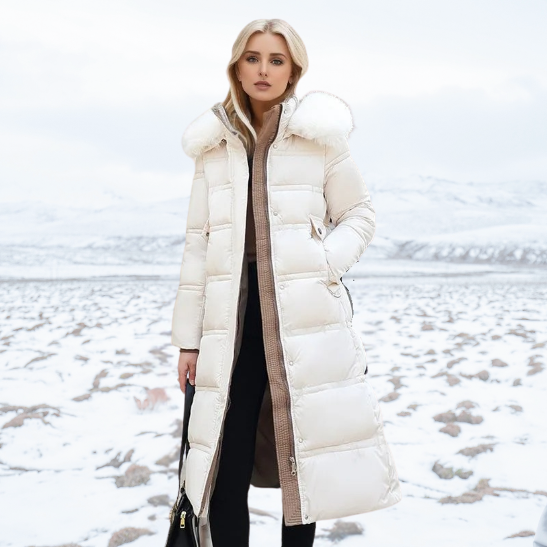 LUCIA™ | Designer Winter Parka with Fur Hood