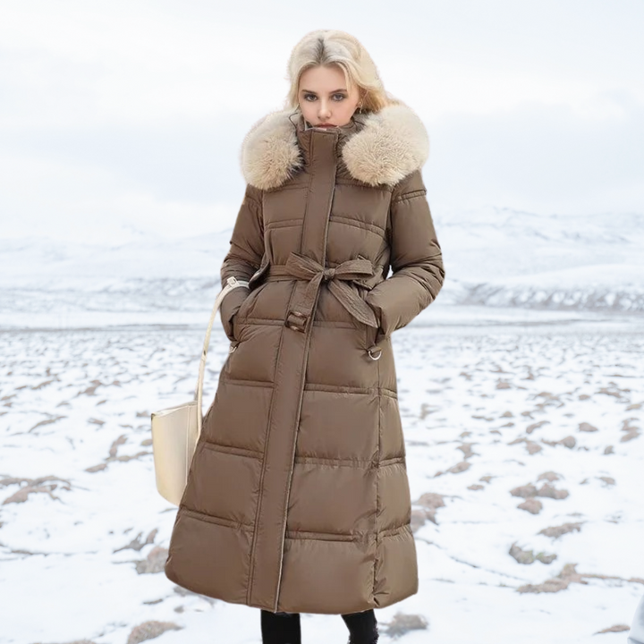 LUCIA™ | Designer Winter Parka with Fur Hood