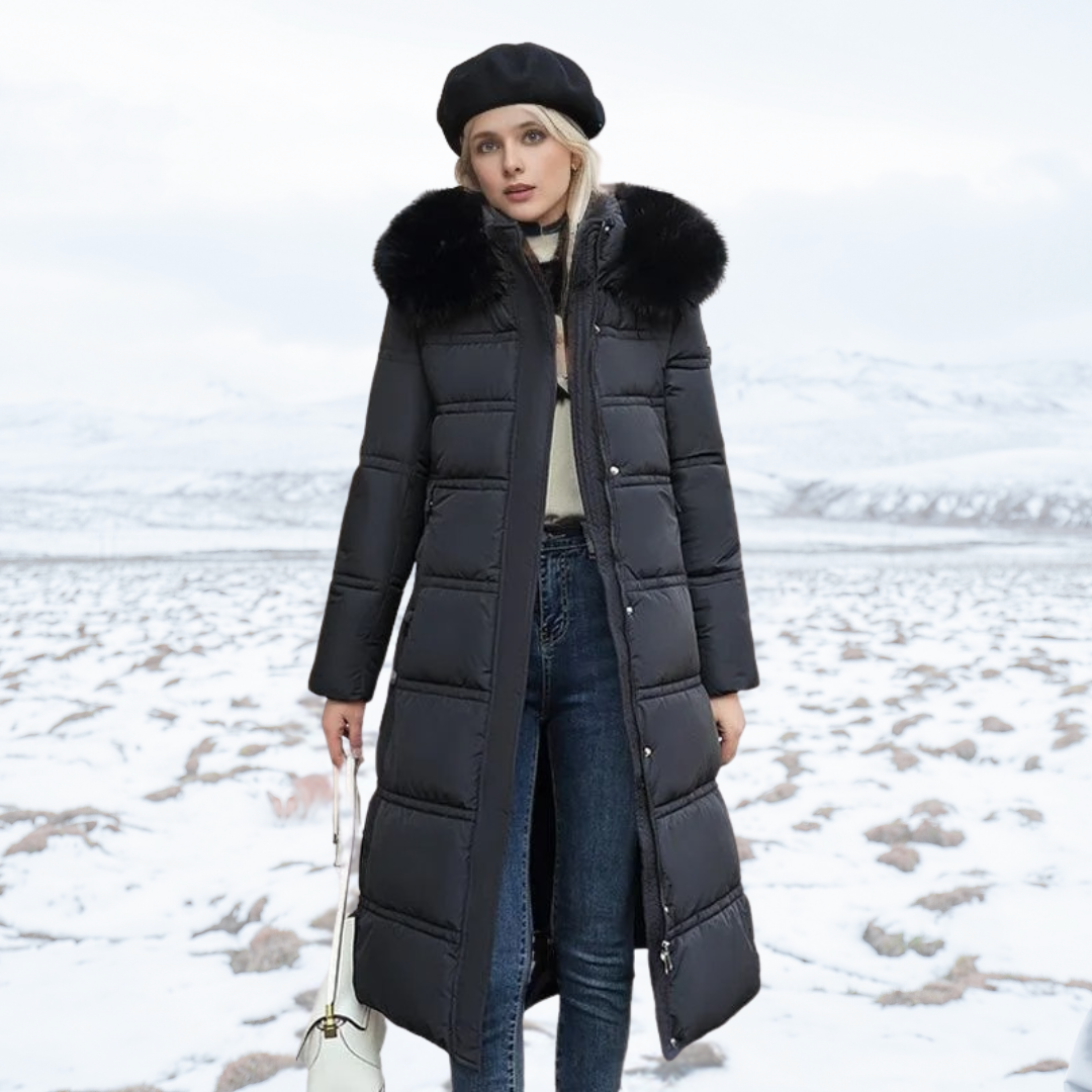 LUCIA™ | Designer Winter Parka with Fur Hood