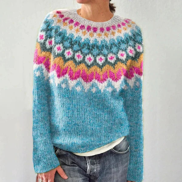 FAYE™ - Vibrant Icelandic Sweater