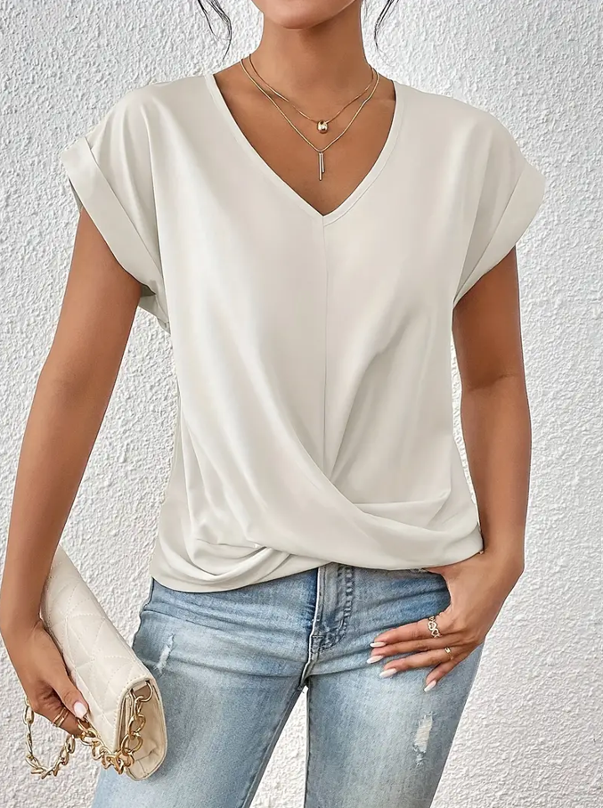 BELLE™ | The Stylish V-Neck Top