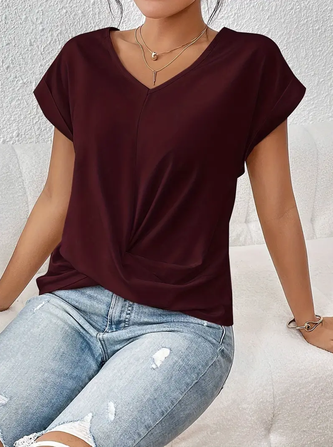 BELLE™ | The Stylish V-Neck Top