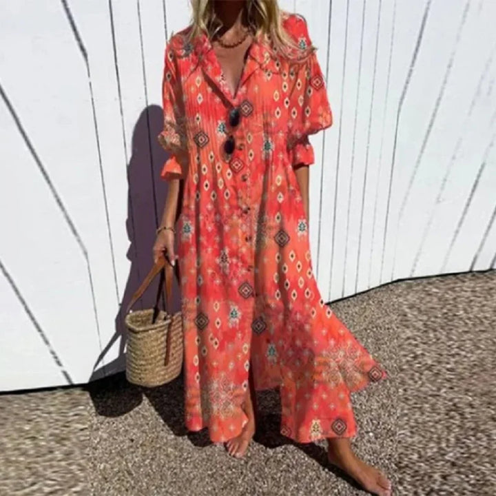 MELISSA™ - Chic Boho Maxi Dress