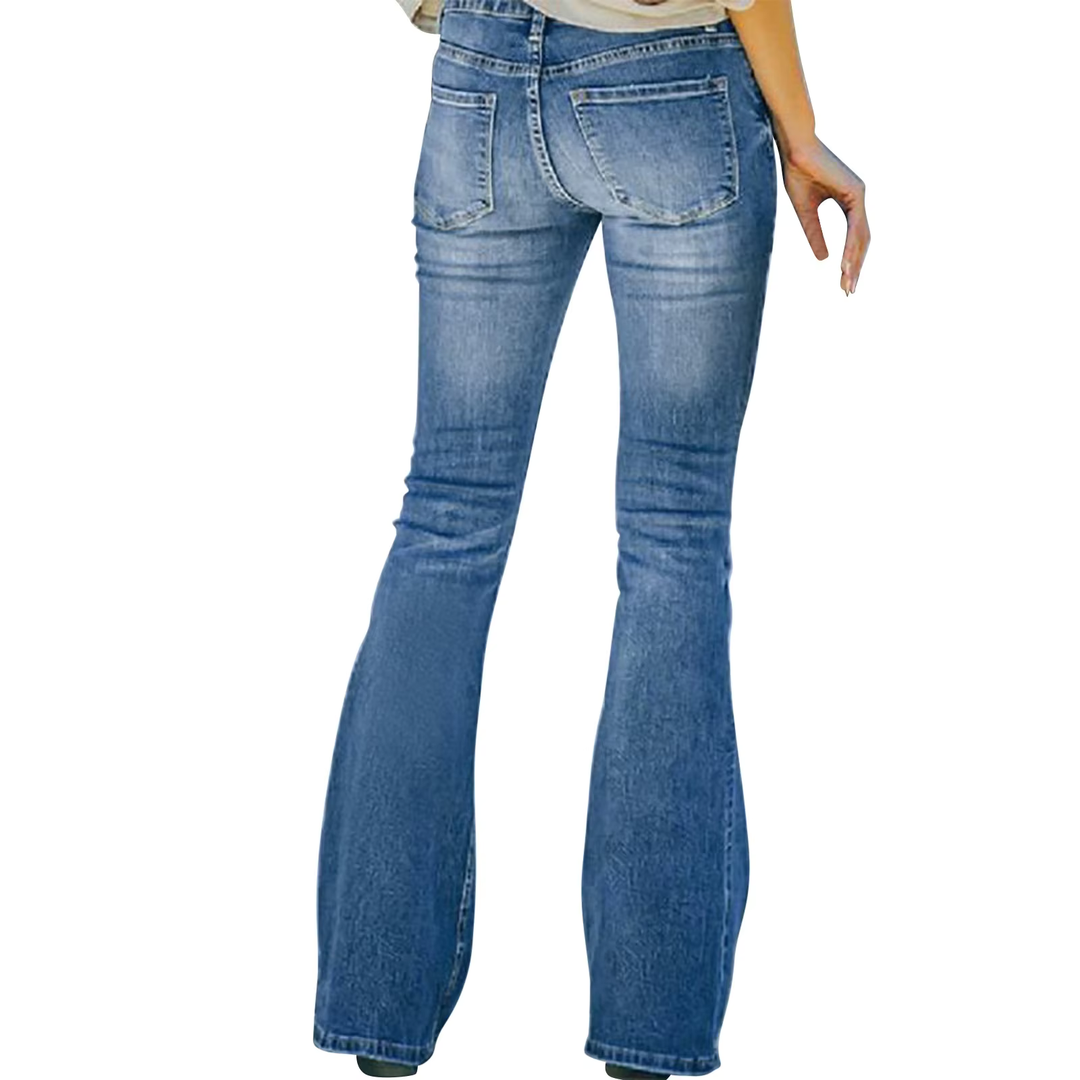 AVELINE™ - Comfortable High Waist Vintage Flared Jeans