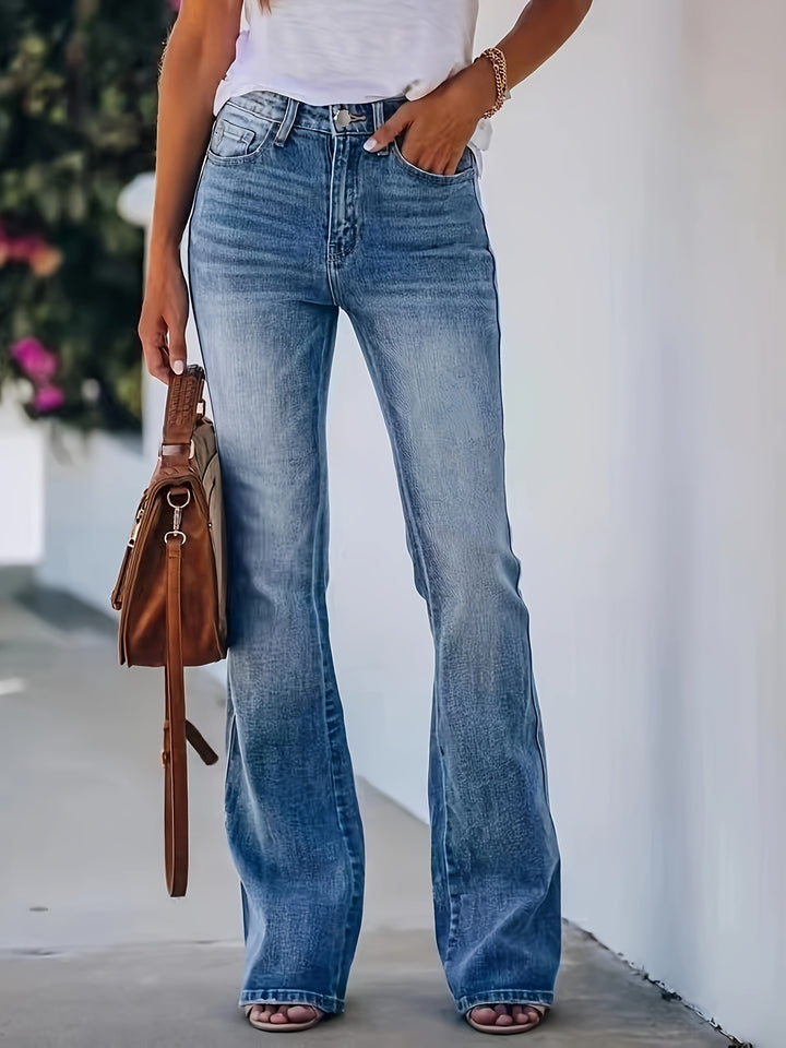 ESTELLE™ - Classic Mid-Rise Flare Jeans