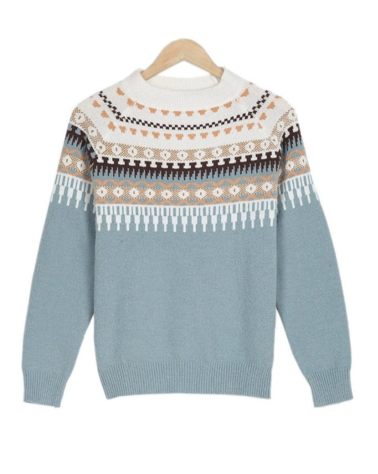 AVERY™ - Fair Isle Knit Sweater