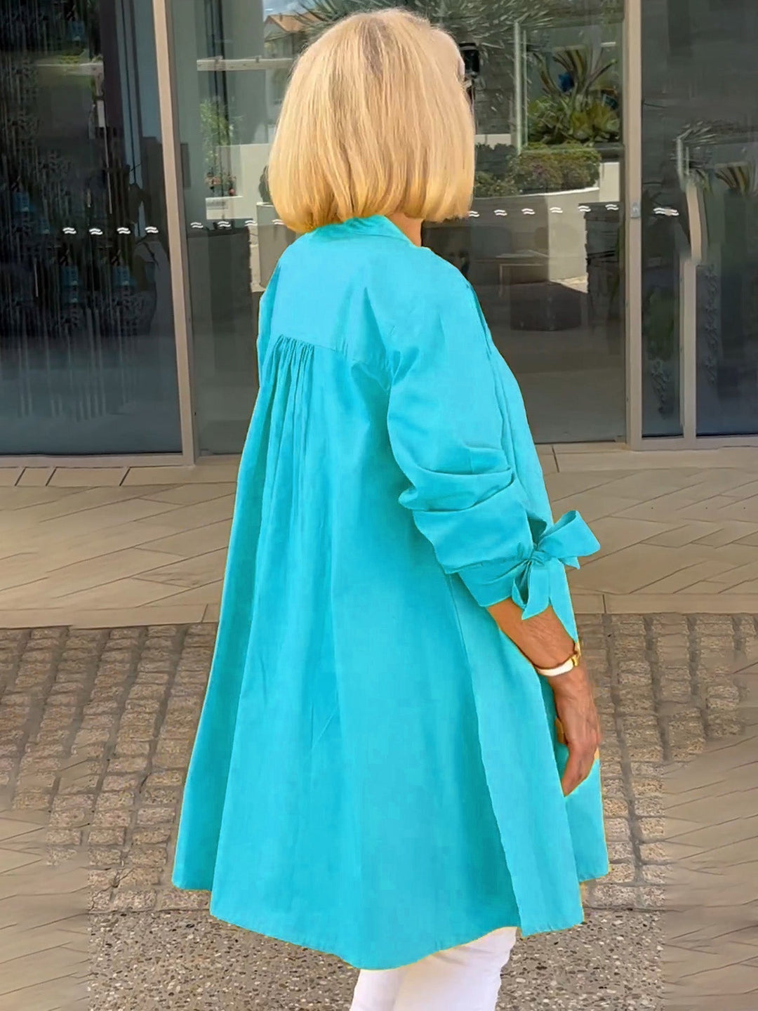 CÉLINA™ - Classy Long Shirt Jacket