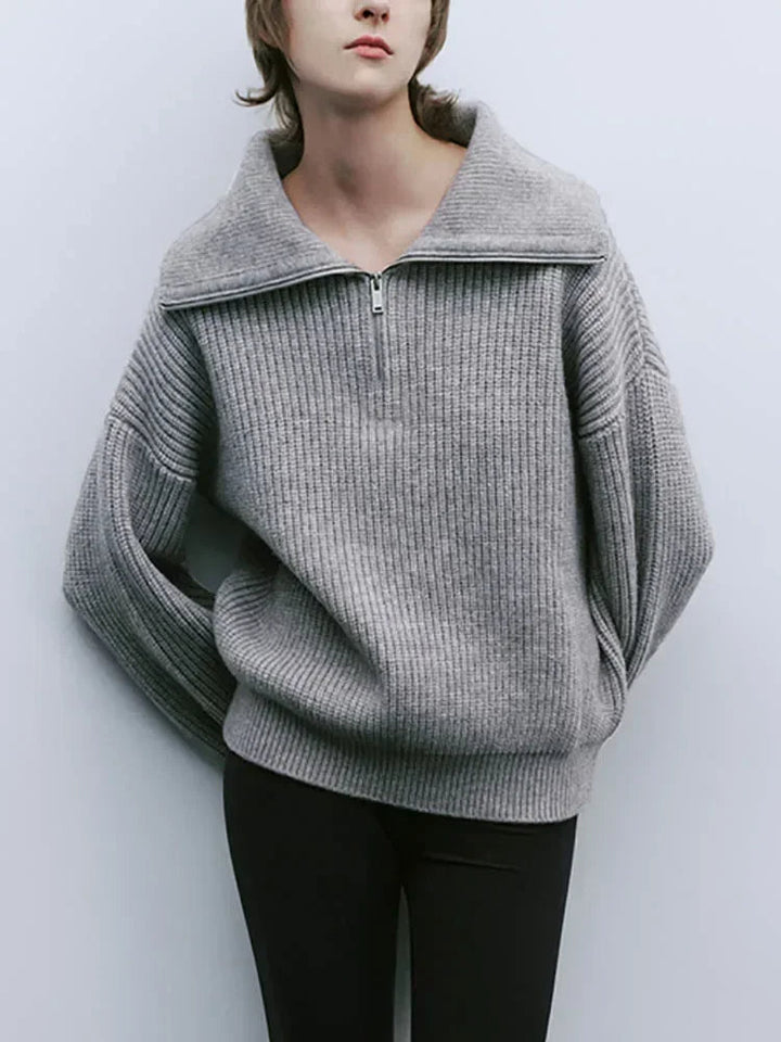 ELODIE™ - Comfy Half-Zip Sweater