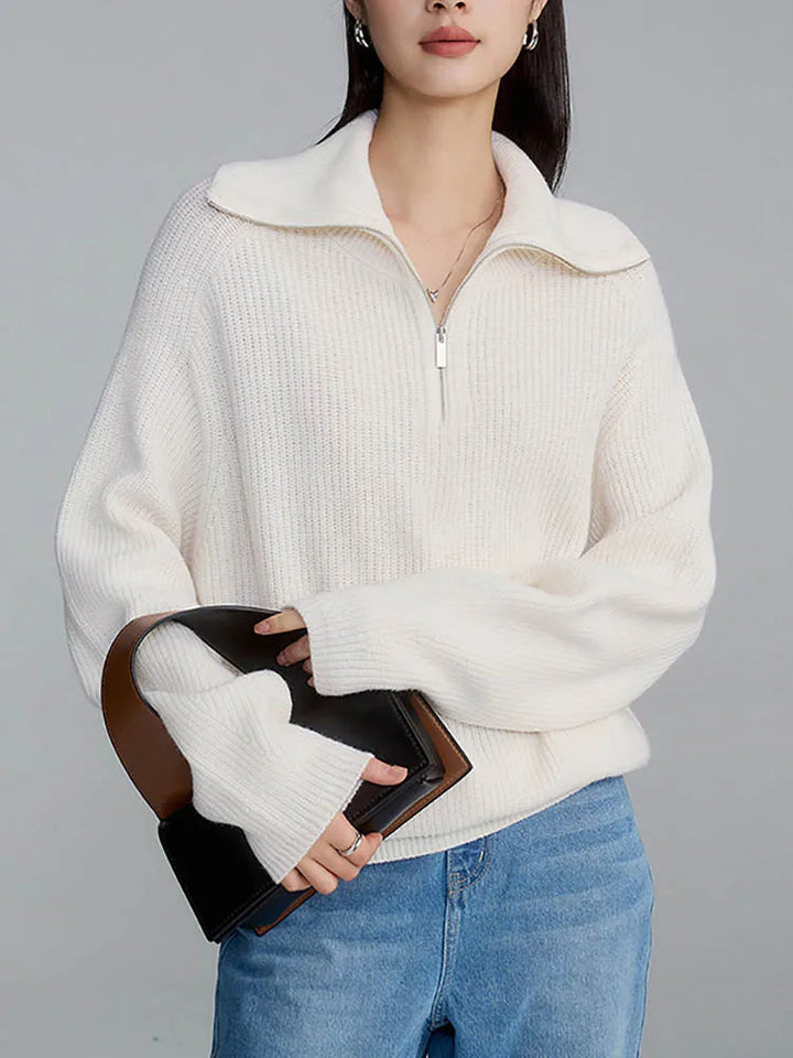 ELODIE™ - Comfy Half-Zip Sweater