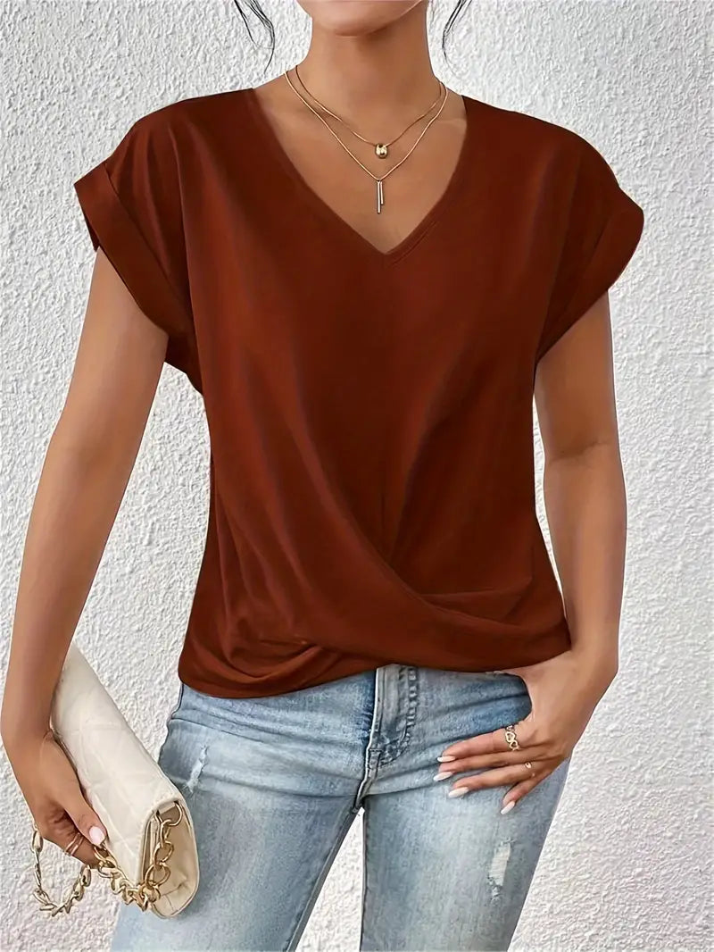 BELLE™ | The Stylish V-Neck Top