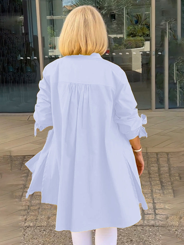 CÉLINA™ - Classy Long Shirt Jacket